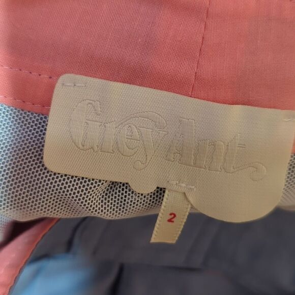 Grey Ant color block high waisted mini pocket mini skirt sz 2 - Picture 9 of 11